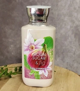 Bath & Body Works Brown Sugar & Fig Body Lotion Shea & E 8 oz RARE NEW - Picture 1 of 5
