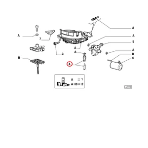 VALVOLA A SPILLO CARBURATORE FIAT 126 BIS ORIGINALE 9943203 - Picture 1 of 1