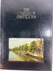 The Canals of Amsterdam Hardcover Sandy Lesberg Hardcover HCDJ Vintage 1976 - Imagen 1 de 13