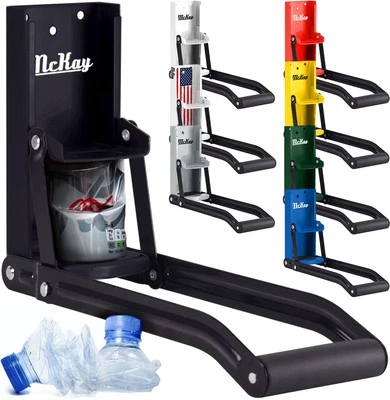 Trituradora de latas de metal Mckay 16 oz, trituradora montada en pared de alta resistencia para aluminio Se... Foto 1 de 4