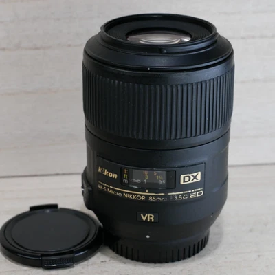 Nikon Micro NIKKOR 85mm f/3.5 DX G SWM AF-S VR IF M/A ED Lens *GOOD/TESTED* - Image 1 of 4
