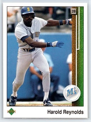 1989 Upper Deck Harold Reynolds Seattle Mariners #249 - Image 1 of 2