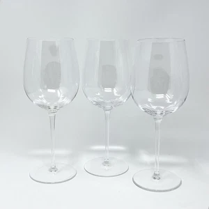 "Juego de 3 copas de vino Williams Sonoma Reserve rojo cabernet transparentes de 10"" 9,75""" - Imagen 1 de 5
