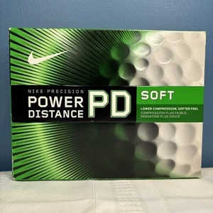 NIKE Precision Power Distance PD Soft New Box of 12 White Golf Balls 4 Sleeves - Picture 1 of 4