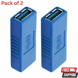 NEW USB 3.0 A Female to Female Converter Adapter Connector Joiner Coupler Cable - Picture 1 of 11