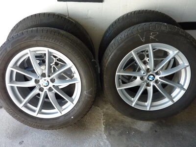 1 Satz BMW Alufelgen mit Winter Bereifung  225/60/R18 für BMW X3 mit RDKS - Bild 1 von 4