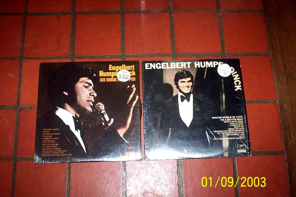 ENGELBERT HUMPERDINCK ( 2 ) LP lot: SELF TITLED / WE MADE IT HAPPEN in shrink NM - Image 1 of 1