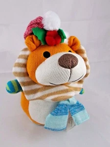 Gemmy Lion Music Knit Lion Plush Flo Rida Wild One Song 9 Inch Animated Stuffed - Picture 1 of 6