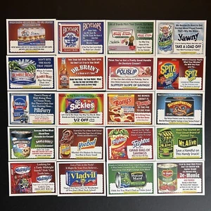 2022 WACKY PACKAGES SEPTEMBER Monthly Complete Coupon Back Variation Set 20 card - Picture 1 of 4