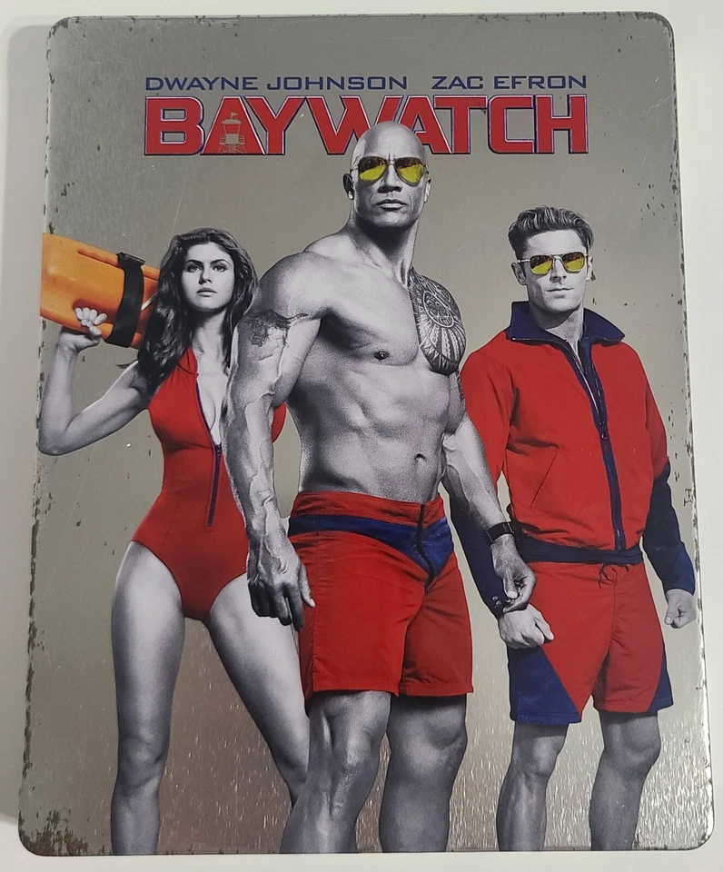 Baywatch (BluRay) Steelbook  Good Condition Dwayne Johnson Comedy - Image 1 of 4