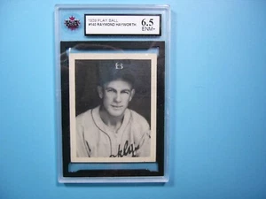 1939 PLAY BALL INC. MLB BASEBALL CARD #140 RAY HAYWORTH ROOKIE KSA 6.5 EX/NM+ GL - Picture 1 of 2