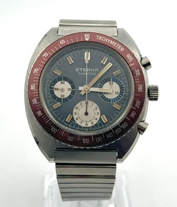 Vintage Eterna Chronograph Ref. 154 FTP-7 Mark 1 Valjoux 726 Cal. 1491K Watch - Picture 1 of 11