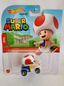 Nintendo Toad- Super Mario Character Cars - Hot Wheels (2017) #6 of 7 - Picture 1 of 4