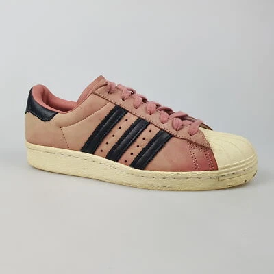 Women's ADIDAS 'Superstar 80s' Sz 8 US Shoes Pink White Low | 3+ Extra 10% Off - Image 1 of 4