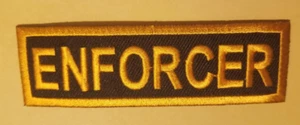 Enforcer Club Offizier gestickter Aufnäher orange ca. 1,25x4" - Bild 1 von 3