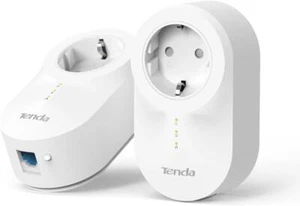 Tenda PH6 Powerline Adapter KIT AV1000 Gigabit WLAN Steckdose 2 Pack weiß - Afbeelding 1 van 1