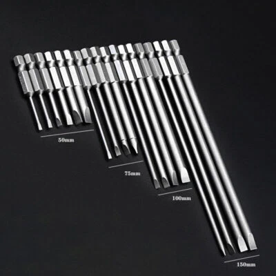 2~6mm Magnetic Electric Screwdriver Flat-blade Electric Bits Hand Tool 50-150mm - Image 1 of 4