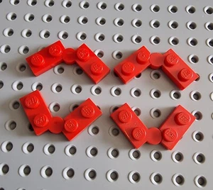 Lego Scharnierplatte Klappscharnier Platte rot 4 paar 2429 2430 B004 - Bild 1 von 1