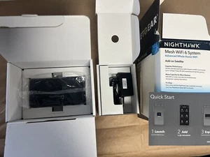 Netgear MS60 Black Nighthawk Whole Home Mesh Wi-Fi 6 Router - 1 PK - Open Box - Picture 1 of 3