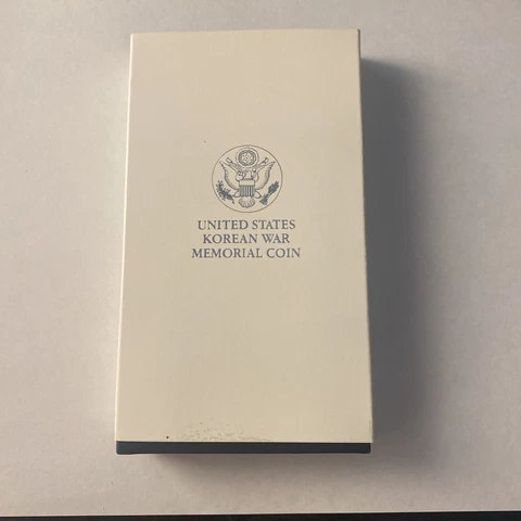 1991 United States Mint Korean War Memorial Silver Dollar Coin Proof COA & OGP Cover