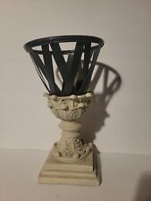  Home Interior/Garden Candle Holder Planner Cast Iron and Stone