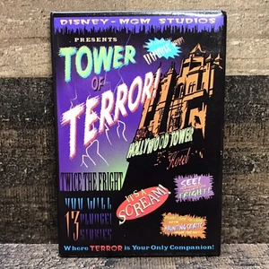 Vintage Disney World MGM Studios Twilight Zone Tower Of Terror 2” X 3” Magnet - Picture 1 of 6