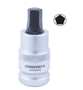 JONNESWAY AN040101 PENTAGON SOCKET BIT FOR GIRLING BRAKES 1/2" DR. 10MM - Imagen 1 de 2