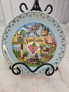 10 1/4" Vintage South Carolina souvenir plate - Picture 1 of 2