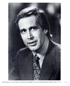Foto originale CHEVY CHASE autografata 8x10 leggenda commedia SNL Fletch CADDYSHACK - Foto 1 di 1