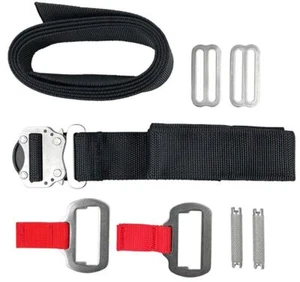 OMS - PS Complete Waist Strap Assembly w/ Stainless Steel Buckles & Webbing - Picture 1 of 2