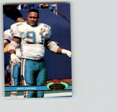 1991 Stadium Club Jeff Cross . Miami Dolphins #425 - Image 1 of 2