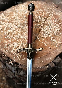 Custom Handmade Game of Throne - Needle Sword With Leather Sheath, Gift for Men - Picture 1 of 6