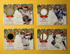 2022 Topps Holiday Player Worn Memorabilia Relic Cole Witt Jr De La Cruz Raleigh - Picture 1 of 3