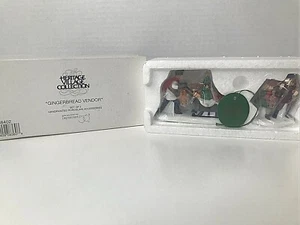 Department 56 GINGERBREAD VENDOR (Set of 2) Heritage Dickens Village 58402 NEW - Picture 1 of 12