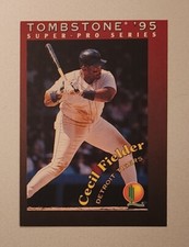 1995 Tombstone Pizza Super-Pro Series #8 Cecil Fielder