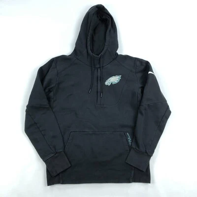 Nike Philadelphia Eagles Hoodie Womens Medium Engineered Black Scuba Sweatshirt - Image 1 of 4