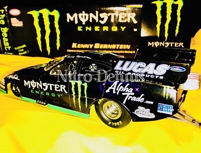 NHRA KENNY BERNSTEIN Top Fuel MONSTER ENERGY DRINK Funny Car “RARE” NITRO 2007 - Image 1 of 4