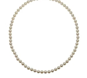 Pearl Necklace, Ivory cream white 6mm fashion jewellery - Picture 1 of 1
