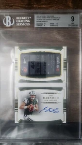 2018 National Treasures Sam Darnold Prime Sig Booklet #1/5! Auto RC BGS 9 POP 1. - Bild 1 von 4