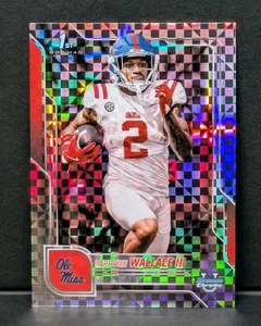 2025 Bowman Chrome U Harrison Wallace III X-Fractor #157 Ole Miss 1st NM - Bild 1 von 2