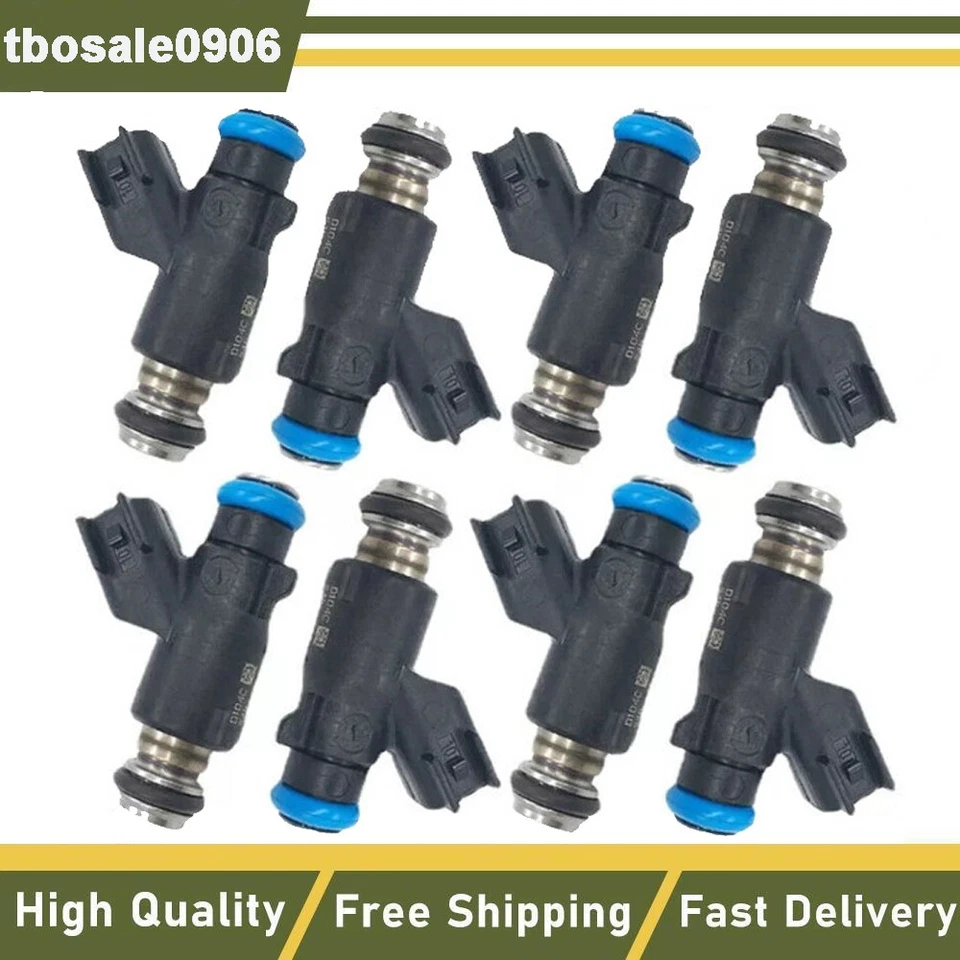 Juego de 8 inyectores de combustible para Chevrolet Silverado 2500 3500 HD 6,0 L 2010-2019 Foto 1 de 4