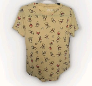 Disney Winnie Puuh Junior Tshirt Neu mit Etikett Größe M Gelb - Bild 1 von 9