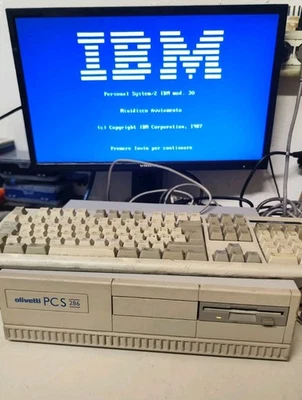 Olivetti Office PCS 286 Vintage Computer Intel I80286 NO Amiga 1200 M24 Sx64 - Bild 1 von 4