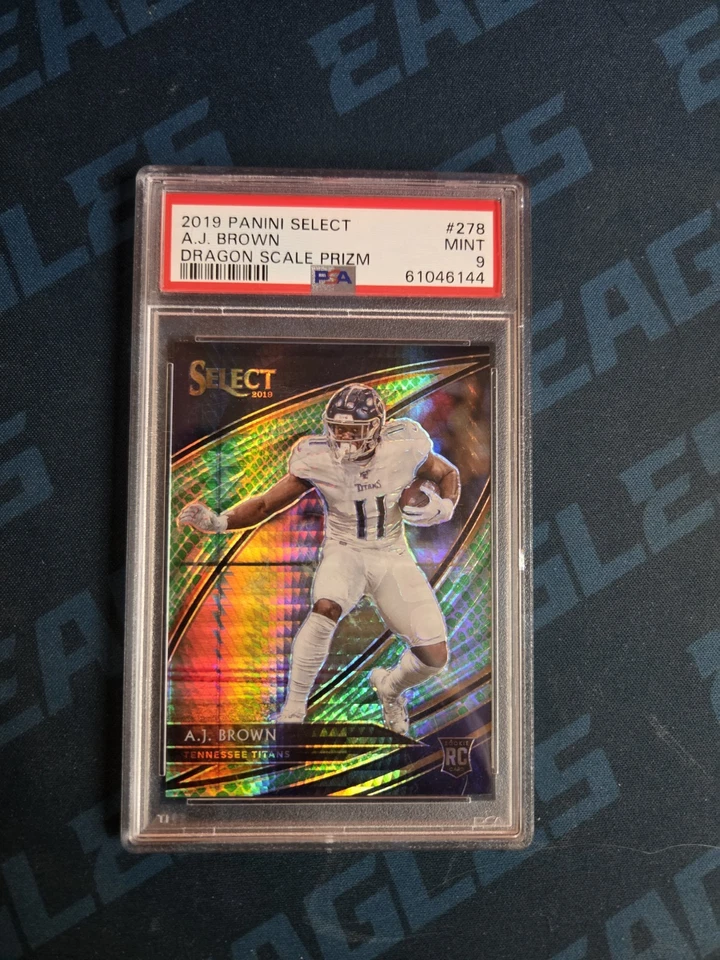 2019 Panini Select AJ Brown Field Level, Dragon Scale /88, PSA 9 - Image 1 of 1