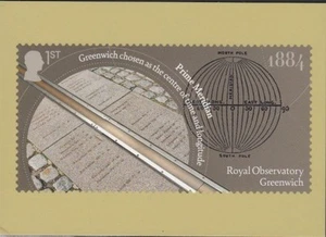 GREAT BRITAIN Royal Observatory Greenwich Prime Meridian PHQ Card - Bild 1 von 1