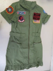 Leg Avenue Top Gun Damen Flugkleid Halloween Kostüm Größe Medium - Bild 1 von 3