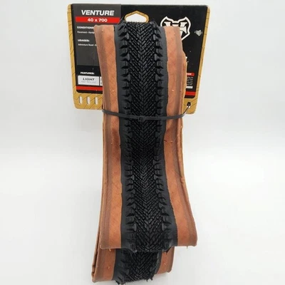 WTB Venture 700 x 40 TCS Tubeless Folding Black/Tan Bicycle Tire OPEN PACKAGE - Image 1 of 2