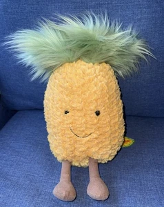 Jellycat Amuseable Pineapple Medium 10” - New With Tags - Retired & Authentic - Picture 1 of 6
