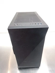 Schwarzes Zalman Z1 Iceberg mATX Gaming PC Gehäuse mit Pendeltür - Bild 1 von 10