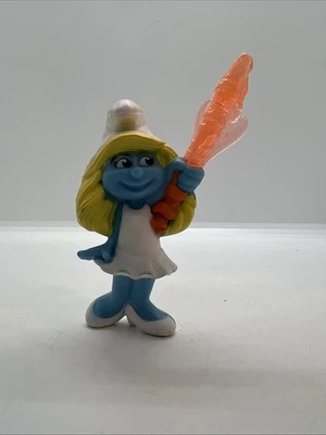 2013 McDonald’s Happy Meal SMURFETTE FIGURE MADE BY PEYO; Loose D4 - image 1 of 3
